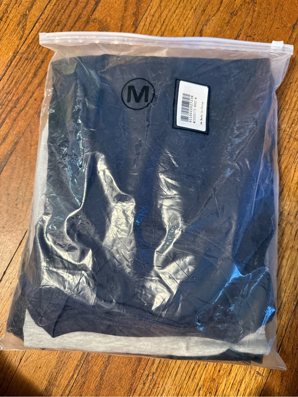 Packaged 3 mens tees 2 Black 1 Grey - M Size